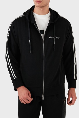 Armani Exchange Erkek Kapüşonlu Sweatshirt - Siyah Black