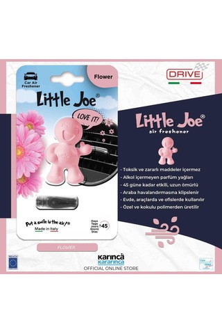 Little Joe Thums Up Flower Kalorifere Geçme Oto Kokusu Çiçek