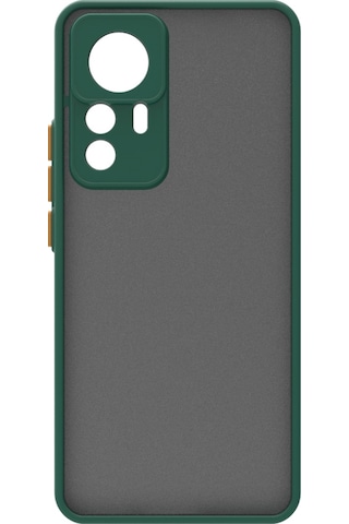 Xiaomi Uyumlu Mi 12t Pro Kılıf Zore Arkası Mat Sert Silikon Hux Kapak