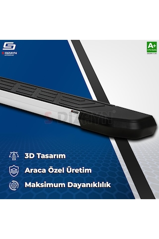 S-dizayn Opel Frontera Newline Aluminyum Yan Basamak 183 Cm 2024 Üzeri A+ Kalite
