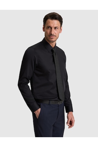 Pierre Cardin Erkek Siyah Gömlek Basic 50321020-vr046