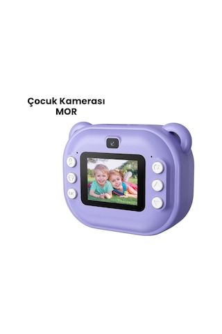 Termal Baskı Özellikli Mini Kamera Mor