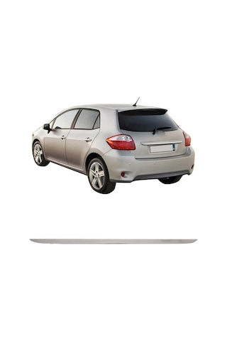 Toyota Auris Hb Uyumlu 2012 Krom Bagaj Alt Çıtası Paslanmaz Çelik