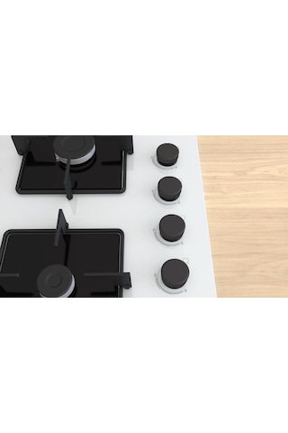 Bosch POP6C2P31O Serie 4 Sert Cam Gazlı Ocak