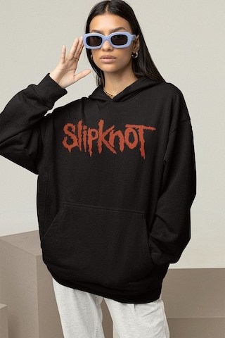 Sevbano Slipknot We Are Not Your Kind Yazılı Unisex Oversize Rock Metal H Siyah