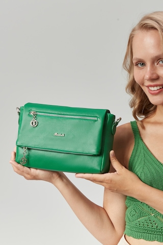 Morpelikan Kadın Dört Bölmeli Clutch Çarpraz Omuz Çantası