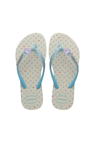 Havaianas Kıds Slım Glıtter Iı Simli Kız Çocuk Parmak Arası Terlik 4146976 4146976 0121 Bej