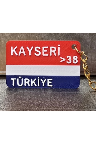Kayseri Plaka Anahtarlık