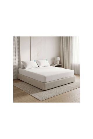 Cooling Sheet Beyaz Çift Kişilik Lastikli Çarşaf Seti Beyaz - 902937034 Beyaz - 902937034 Beyaz