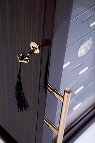 Parmida Humidor / Yedi Çekmeceli Puro Saklama Kutusu - Kahverengi 0185