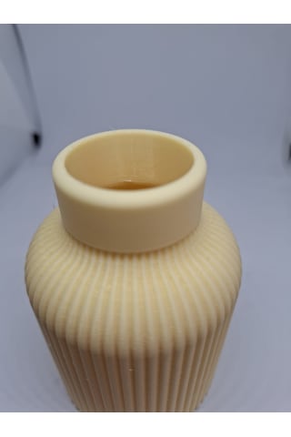 Dekoratif Mini Bohem Vazo- 5 Cm Krem