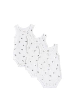 Chicco Bebek 3lü Kolsuz Body Set 09102208000000 000033 Beyaz