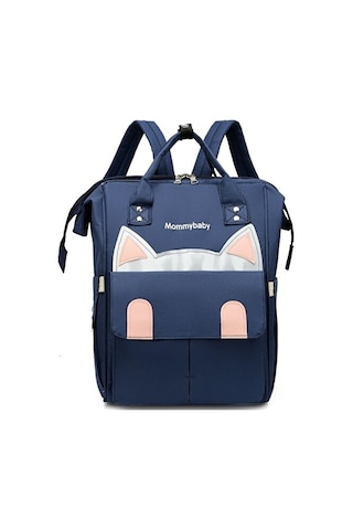Çok Fonksiyonlu, Büyük Kapasiteli Taşınabilir Anne Çantas-mavi Mavi