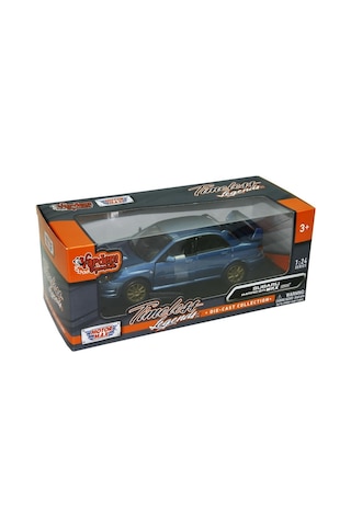 Motormax 1:24 Subaru Impreza Wrx Stı Mavi Model Araba
