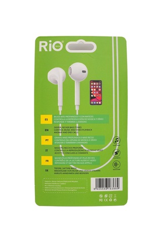 Rio Tech I6 3.5mm Kulak İçi Kulaklık - Beyaz S10