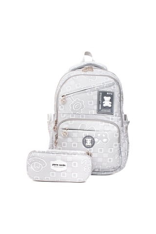 Pierre Cardin Okul Çanta Seti Pcset07pc1773501-gri Gri