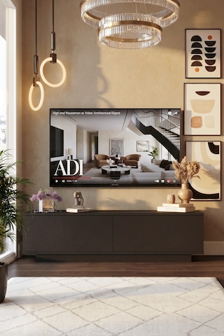Yurudesign Fonda Tv Ünitesi Sehpası Ağaç Dokulu Siyah FN1-LB