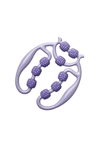 Dianziye Mor Dairesel Bacak Masaj Cihazı - 9 Tekerlekli 360 Kas Gerginliği Giderici, Fitness Sonrası Rahatlatıcı, Kolay Taşınabilir Abs Malzeme Çok Renkli