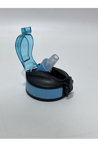 Otomatik Pipetli Su Matarası Yedek Kapağı 65mm Mavi Çok Renkli