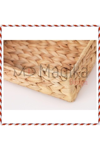 Lexroo Md Cıssan Hasır Peçetelik, Su Sümbülü, 22x13 Cm Çok Renkli