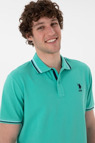 U.S. Polo Assn. Erkek Regular Fit Polo Yaka Mint Basic Tişört 50306011-VR090