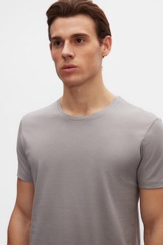 D's Damat Ds Damat Slim Fit Gri Bisiklet Yaka %100 Pamuklu Nefes Alabilen T-shirt 4hc141996753m 301