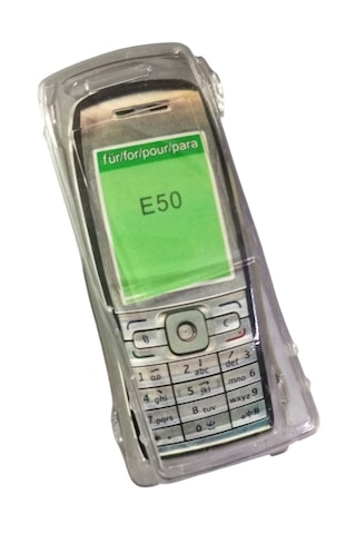 Nokia E50 Uyumlu Telefon Koruyucu Şeffaf Mika Kapak 0