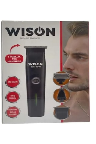 Genel Markalar Wison Ws-4040 3 In 1 Şarjlı Saç Sakal Tıraş Mak.