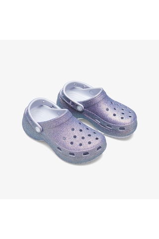 Crocs Platform Irid Glitter Kadın Mor Terlik 211024 Mor