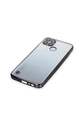 Newface - 809 - Realme C25y Kılıf Razer Lensli Silikon - Csmo-tex - - Siyah Sıyah