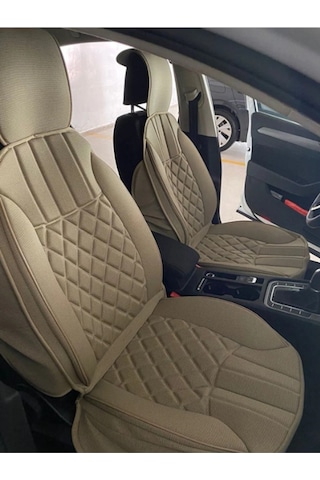 Toyota Corolla Bej Koltuk Kılıf Koruyucu Minderi Ön 5li Minder Ortopedik