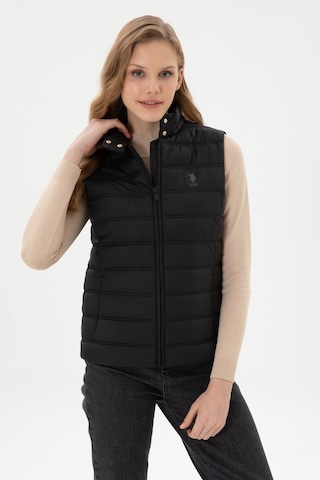 U.s. Polo Assn. Kadın Siyah Yelek Dokuma 50311989-vr046 Siyah