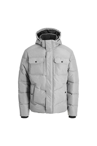 Jack & Jones Jack Jones Ön Cepli Kapüşonu Çıkabilir Erkek Mont 12279687 Gri