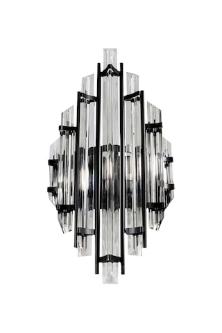 Champion Siyah Aplik Tekli Duvar Lambası Otel Cafe Restoran Için Dekoratif Aplikler Modelleri Siyah