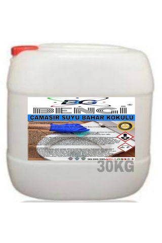 Çamaşır Suyu Bahar Kokulu 30 Kg Tekli Çamaşır Suyu Bahar Kokulu 30 Kg Tekli