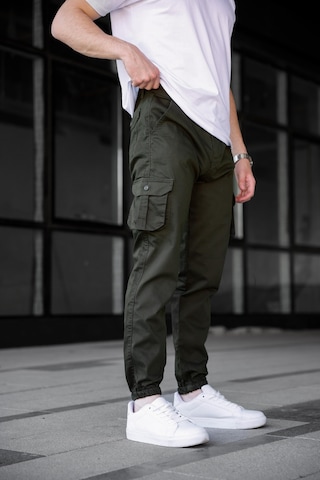 Kargo Cepli Gabardin Kumaş Haki Renk Erkek Pantolon-1796 Haki