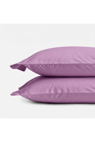 Prime Sleeks %100 Pamuk Yastık Kılıfı 2 Adet - Lila - 50x70cm Lila