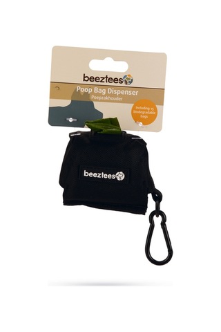 Beeztees Köpek Dışkı Toplama Poşeti Taşıma Çantası, Siyah, 7,5x3,5x4cm