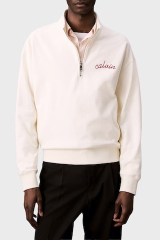 Calvin Klein Erkek Sweat Lv04rc227g Yas Beyaz Beyaz