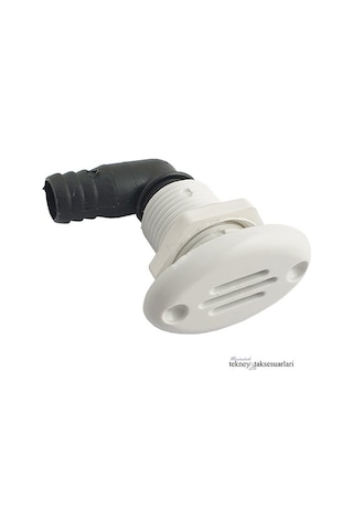 16mm Plastik Oval Tip 90 Derece Depo Havalandırma