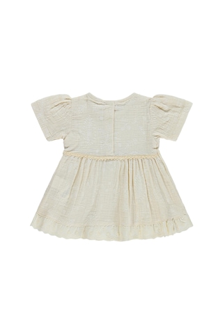 Civil Baby Fiyonklu 6-18 Ay Elbise - Bej