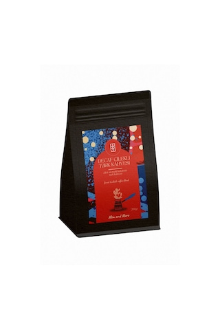 Mim And More Decaf Damla Sakızlı Türk Kahvesi Damla Sakız Aromalı Kafeinsiz Türk Kahvesi 200 G