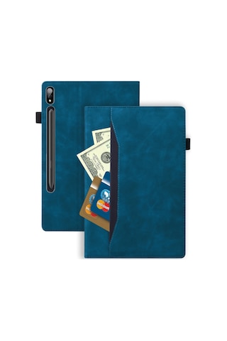 Butu Darbeye Dayanıklı Cüzdan Tasarımı İş Tarzı Pu Deri Flip Tablet Kılıfı Lenovo Uyumlu Tab P12 Pro Kılıf 12.6''