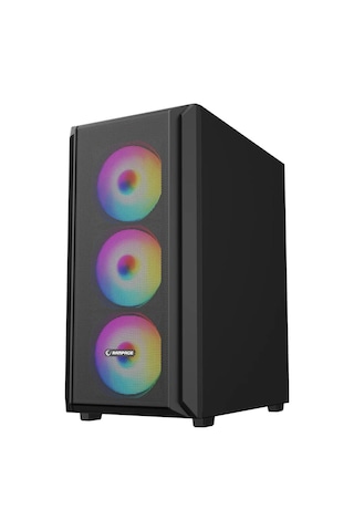 Rampage Beta Mesh 650w 80+ Siyah Temperli Cam 4x120mm Argb Fan Akak0rmp0007