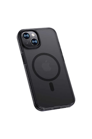 Benks Apple Uyumlu iPhone 14 Plus Kılıf Kenarları Silikon Airbagli Mat Arka Yüzey Benks Icesand Kapak BENKS-25422