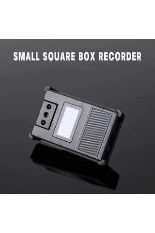 Dashanshop Siyah Mini Vücut Kamerası 180 Dönebilir Lens Gece Görüşü Full Hd 1080p Şarj Edilebilir Spor Kampüs İçin