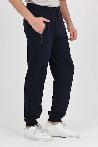 Toontoy Kids Toontoy Eerkek Çocuk Baskılı Beli Paçası Lastikli Cepli Basic Jogger Eşofman Altı - 2 İplik Lacivert