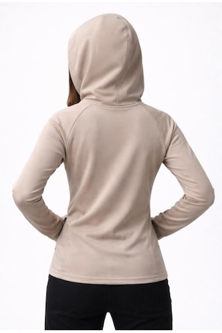 Axxel Kadın Krem Şardonlu Dalgıç Sweatshirt Kapüşonlu-w1161