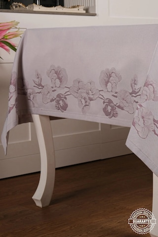 Müge Lüx Jakar Kumaş Mor Masa Örtüsü Dikdörtgen 160x320 Cm - 1084 Çok Renkli