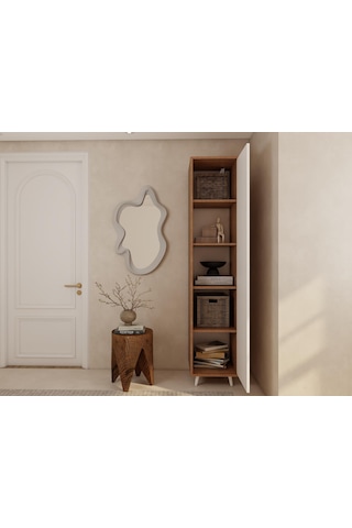 Volta Çok Amaçlı Banyo/kiler Dolabı Marbella Kiraz Renk beyaz